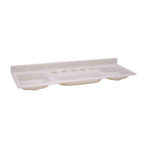 Deluxe Soap Dish White Finish