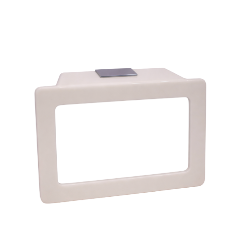 Towel Ring White Finish